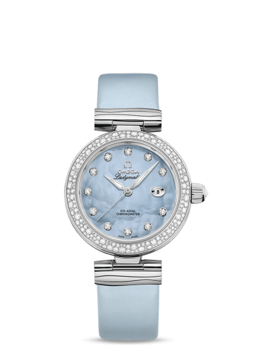 LadyMatic Co-Axial 34 Stainless Steel / Diamond / Blue MOP