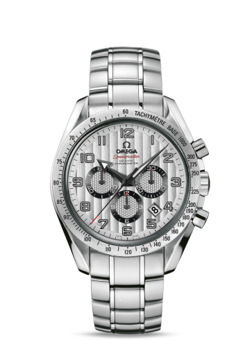 Speedmaster Broad Arrow 44.25 Stainless Steel / Silver Stripes / Bracelet