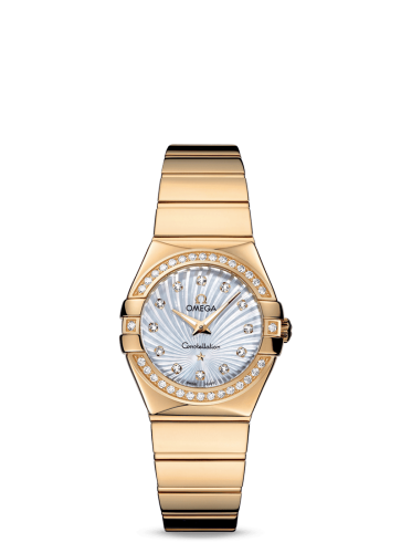 Constellation Quartz 27 Polished Yellow Gold / Diamond / MOP Supernova