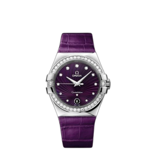 Constellation Quartz 35 Stainless Steel / Diamond / Purple Supernova / Alligator