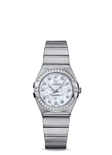 Constellation Quartz 27 Brushed Stainless Steel / Diamond / MOP