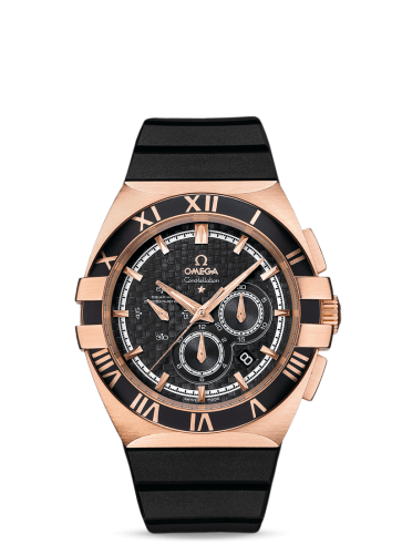 Constellation Co-Axial 41 Chronograph Double Eagle Red Gold / Carbon / Rubber