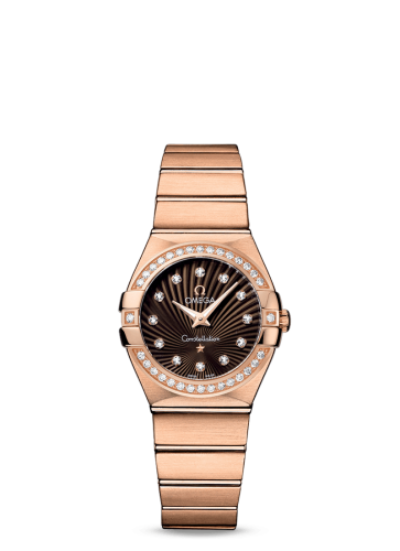 Constellation Quartz 27 Brushed Red Gold / Diamond / Brown Supernova