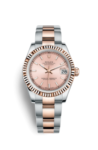 Datejust 31 Rolesor Everose Fluted / Oyster / Pink
