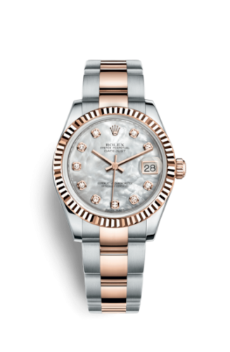 Datejust 31 Rolesor Everose Fluted / Oyster / MOP