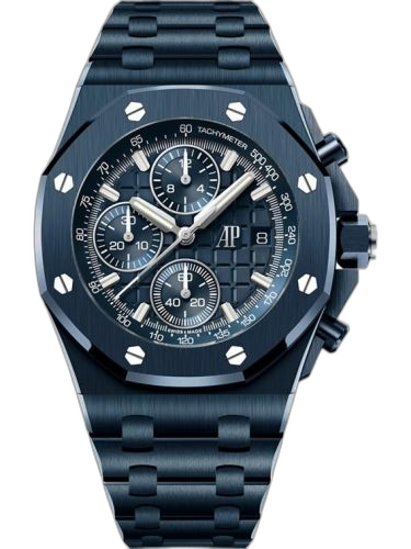 Royal Oak Offshore Blue Nuit, Nuage 50 Ceramic / Blue / Bracelet