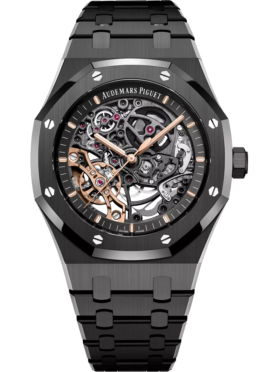 Royal Oak 41 Double Balance Wheel Openworked Black Ceramic