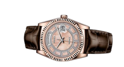Day-Date 36 Everose Fluted / Strap / Pink MOP Carousel