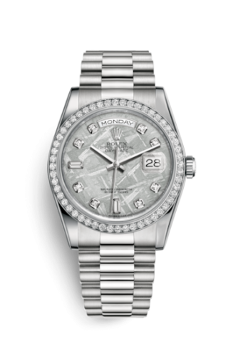 Day-Date 36 Platinum Diamonds / President / Meteorite