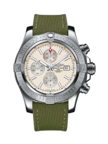 Super Avenger II Stainless Steel / Stratus Silver / Military / Pin