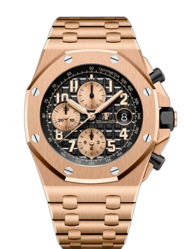 Royal Oak Offshore 26470 Pink Gold / Black / Bracelet
