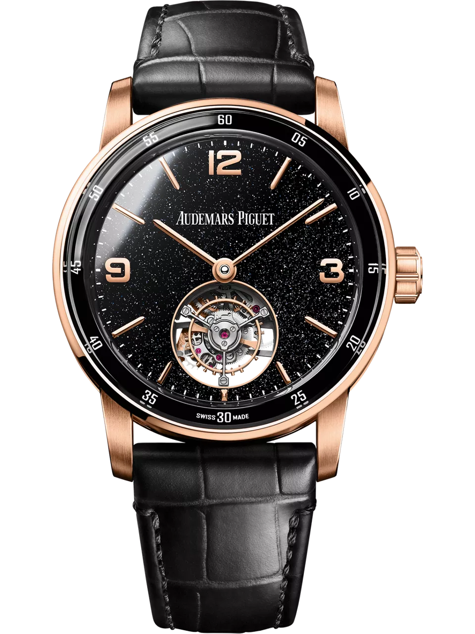 CODE 11.59 Tourbillon Selfwinding Red Gold / Black Aventurine