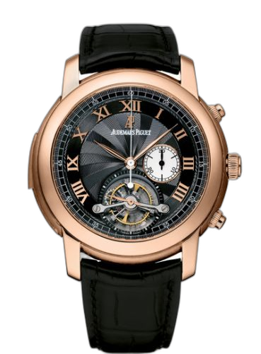 Jules Audemars Minute Repeater Tourbillon Chronograph Pink Gold / Black