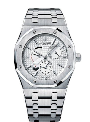 Royal Oak Dual Time Stainless Steel / Silver