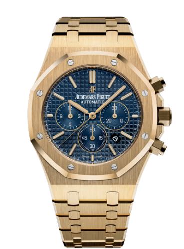 Royal Oak Chronograph 41 Yellow Gold / Blue