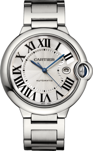 [W69012Z4] Ballon Blue de Cartier 42 Automatic Stainless Steel / Silver / Bracelet