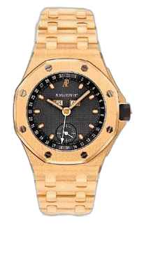 [25807BA.O.1010BA/01] Royal Oak OffShore 25807 Full Calendar Yellow Gold / Blue / Bracelet