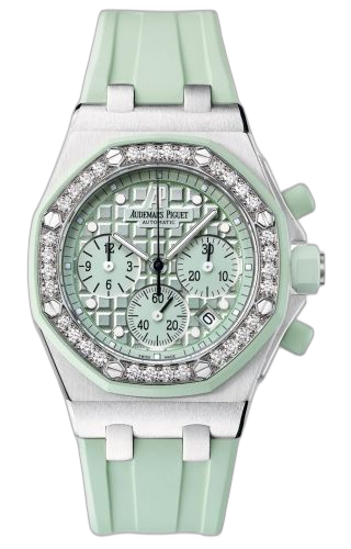[26048SK.ZZ.D035CA.01] Royal Oak OffShore 26048 Lady Chronograph Stainless Steel / Green