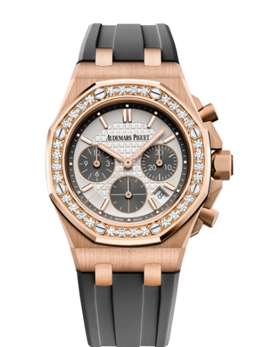 [26231OR.ZZ.D003CA.01] Royal Oak OffShore 26231 Lady Chronograph Pink Gold / Silver / Diamond