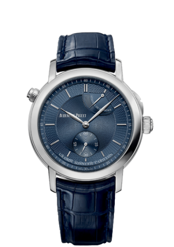 [26344PT.OO.D028CR.02] Jules Audemars 26344 Grande Sonnerie Carillon Platinum / The Hour Glass Blue