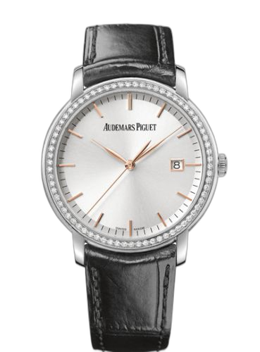 [15171BC.ZZ.A002CR.01] Jules Audemars Selfwinding White Gold / Diamond / Silver
