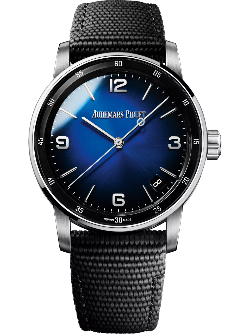 [15210BC.OO.A002KB.01] CODE 11.59 Automatic White Gold / Blue / Fabric