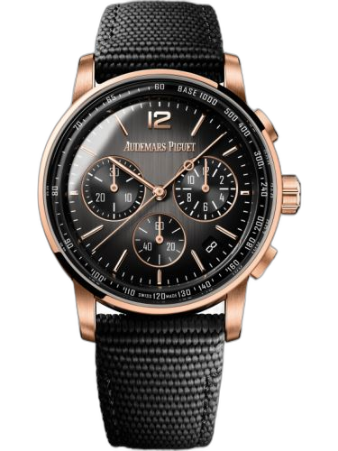 [26393NR.OO.A002CA.01] CODE 11.59 Chronograph Selfwinding Pink Gold / Ceramic / Grey