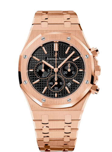 [26320OR.OO.1220OR.01] Royal Oak Chronograph 41 Pink Gold / Black