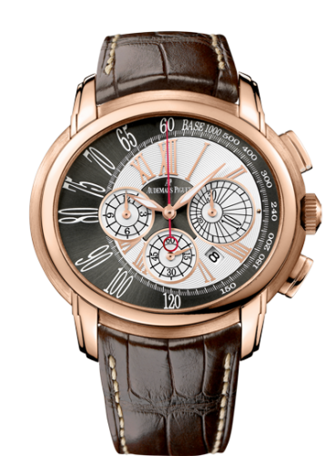 [26145OR.OO.D093CR.01] Millenary Chronograph Pink Gold / Brown