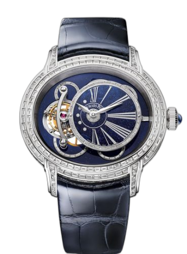 [26381BC.ZZ.D312CR.01] Millenary Tourbillon White Gold / Aventurine