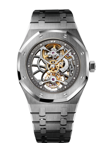 [26511PT.OO.1220PT.01] Royal Oak Ultra Thin Tourbillon Openworked Platinum