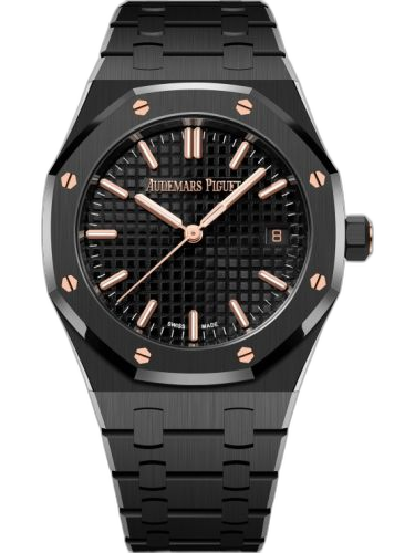 [77350CE.OO.1266CE.03.A] Royal Oak Selfwinding 34 Black Ceramic / Black
