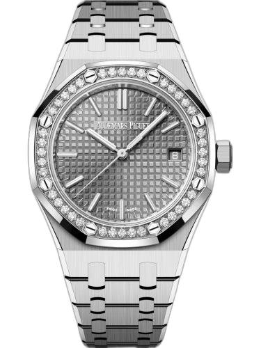 [15551ST.ZZ.1356ST.03] Royal Oak Selfwinding 37 Stainless Steel - Diamond / Grey / 50th Anniversary