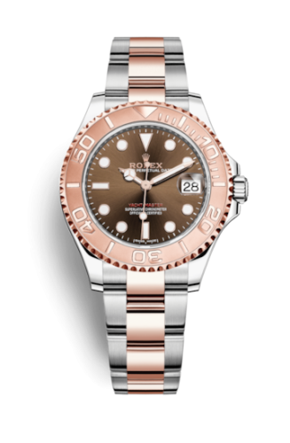 [268621-0003 (aka: M268621-0003)] Yacht-Master 37 Rolesor Everose / Chocolate
