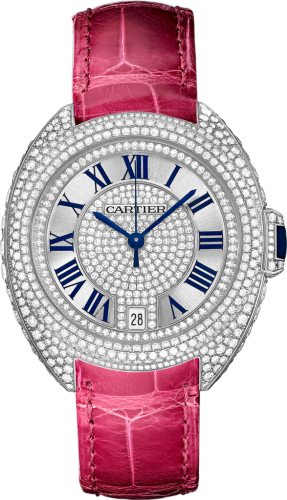 [WJCL0018] Clé de Cartier 35 White Gold / Full Diamonds / Red