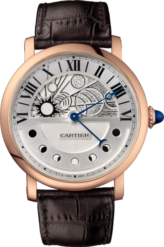 [W1556243] Rotonde de Cartier 43.5 Day & Night Pink Gold / Silver