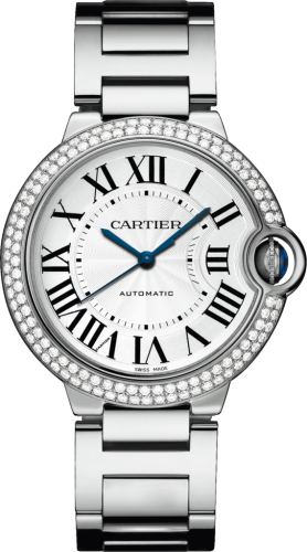 [WJBB0008] Ballon Blue de Cartier 36 Automatic White Gold / Diamonds / Bracelet