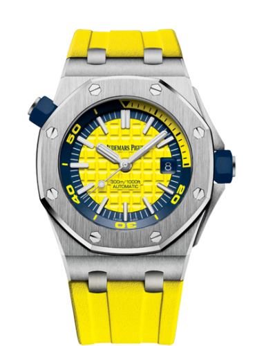 [15710ST.OO.A051CA.01] Royal Oak Offshore Diver Stainless Steel / Yellow