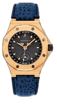 [25808BA.O.0009/01] Royal Oak OffShore 25808 Full Calendar Yellow Gold / Blue