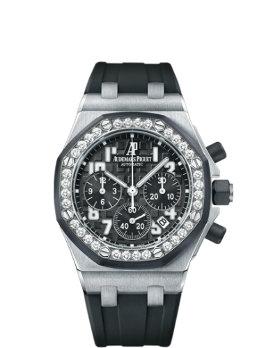 [26048SK.ZZ.D002CA.01] Royal Oak OffShore 26048 Lady Chronograph Stainless Steel / Black