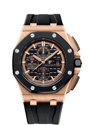 [26401RO.OO.A002CA.02] Royal Oak Offshore 42 Pink Gold / Ceramic / Black / Rubber