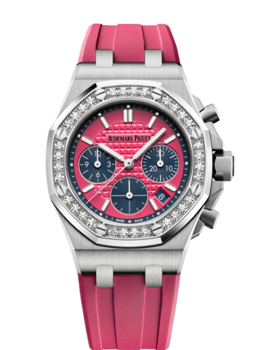 [26231ST.ZZ.D069CA.01] Royal Oak OffShore 26231 Lady Chronograph Stainless Steel / Pink / Diamond