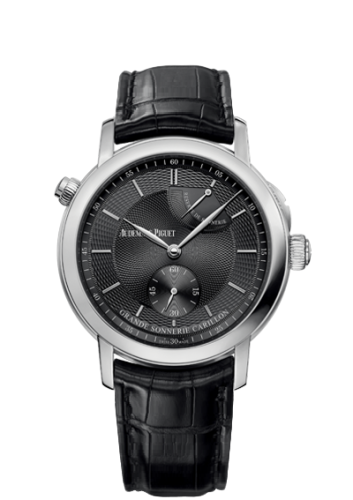[26344PT.OO.D002CR.02] Jules Audemars 26344 Grande Sonnerie Carillon Platinum / The Hour Glass Black