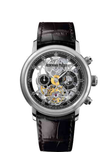 [26346BC.OO.D002CR.01] Jules Audemars 26346 Tourbillon Chronograph Openworked White Gold Boutique