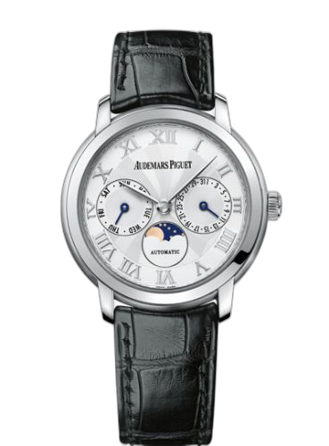 [26250BC.OO.A002CR.01] Jules Audemars Day & Date White Gold / Silver