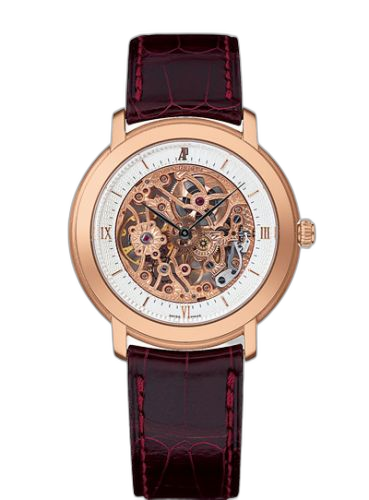 [15058OR.OO.A067CR.01] Jules Audemars Skeleton Hand-Wound Pink Gold / Silver