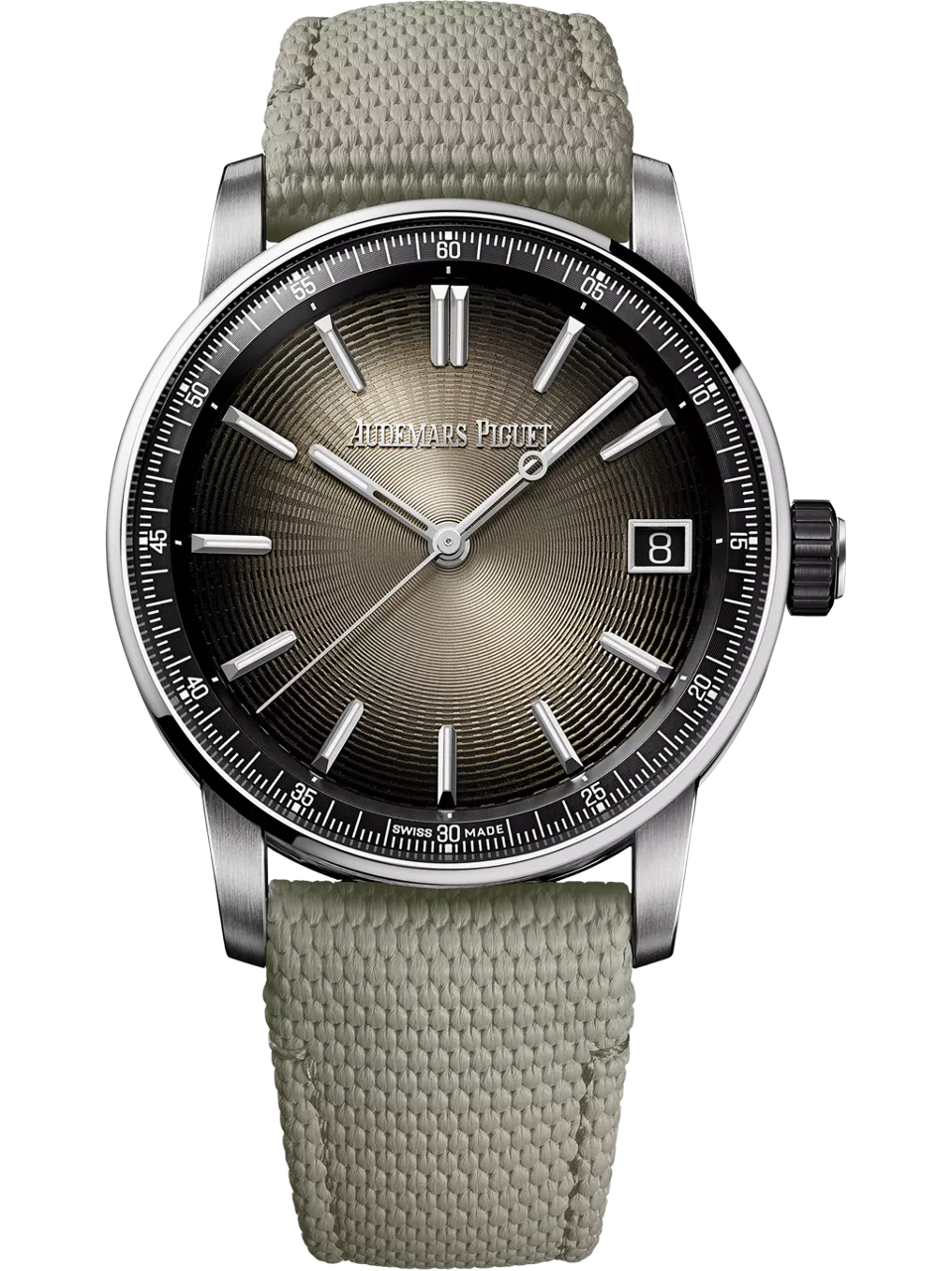 [15210QT.OO.A064KB.01] CODE 11.59 Automatic Stainless Steel - Ceramic / Beige / Fabric