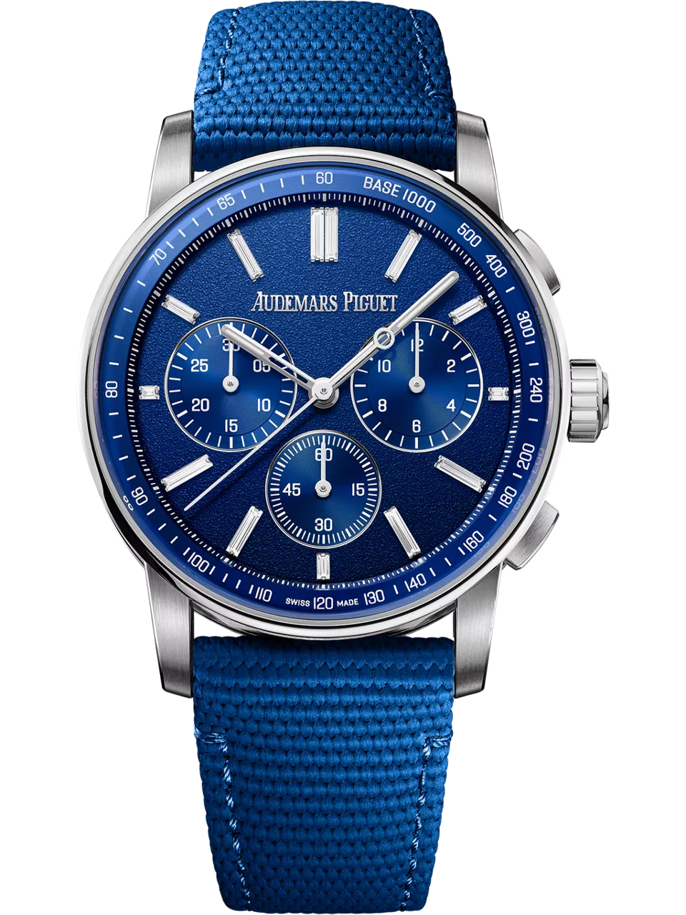 [26439NB.OO.A346KB.01] CODE 11.59 Chronograph Selfwinding Blue Ceramic - White Gold / Tuscany Blue