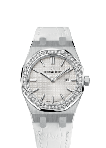 [67651ST.ZZ.D011CR.01] Royal Oak 67651 Quartz Stainless Steel / Silver / Strap