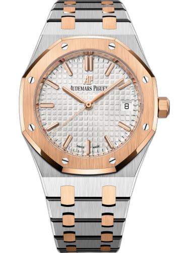 [77350SR.OO.1261SR.01] Royal Oak Selfwinding 34 Stainless Steel / Red Gold / Silver / Bracelet